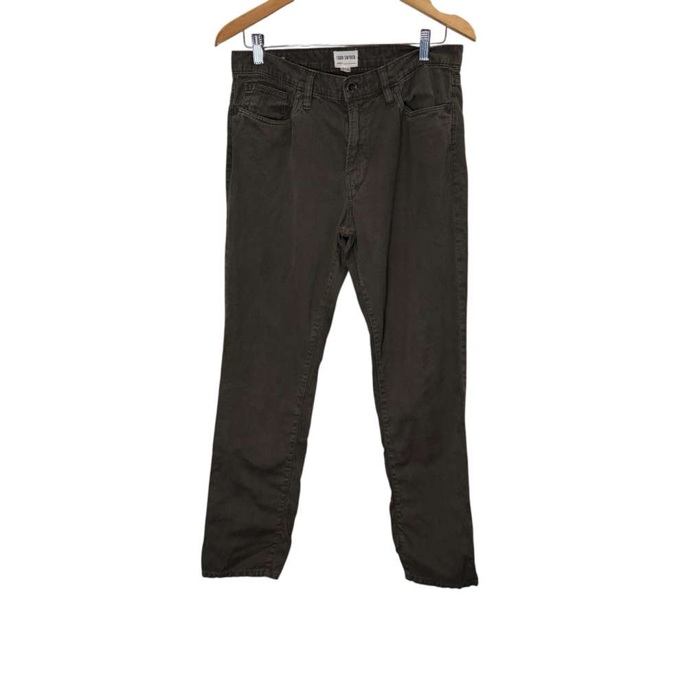Men’s Todd Snyder Olive Slim Fit Jeans sz 30/30